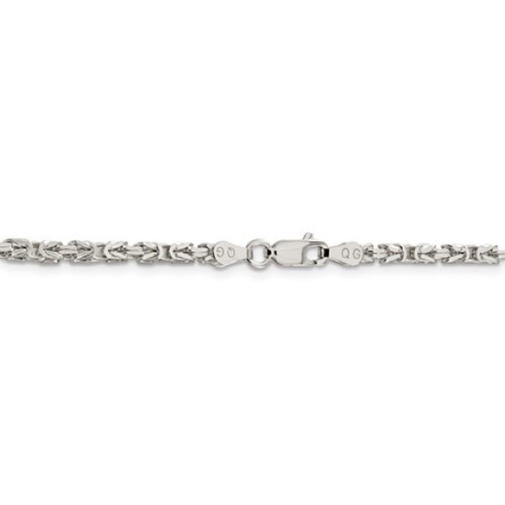 Sterling silver byzantine necklace - Picture 3 of 4